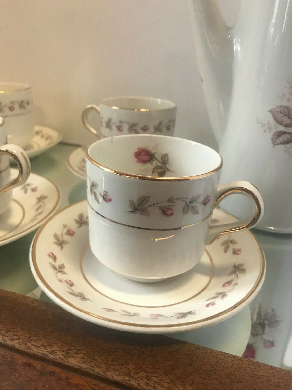Vintage Cocoa Set Avoca Brown 15 Piece Arklow