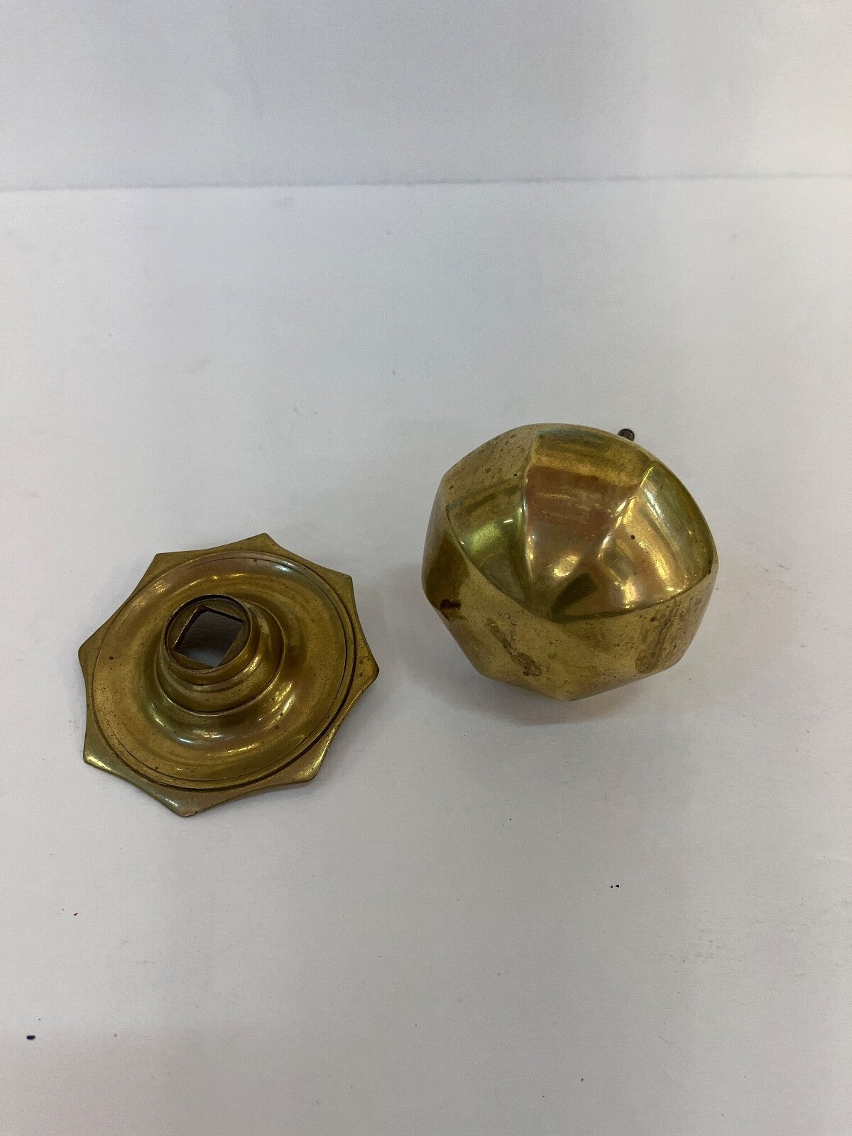 Large/Giant Vintage 1 lb 8 oz Brass Door Knob