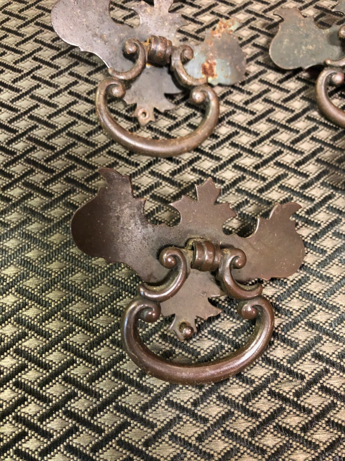 Lot of 6 vintage drawer pulls Hardware Dresser