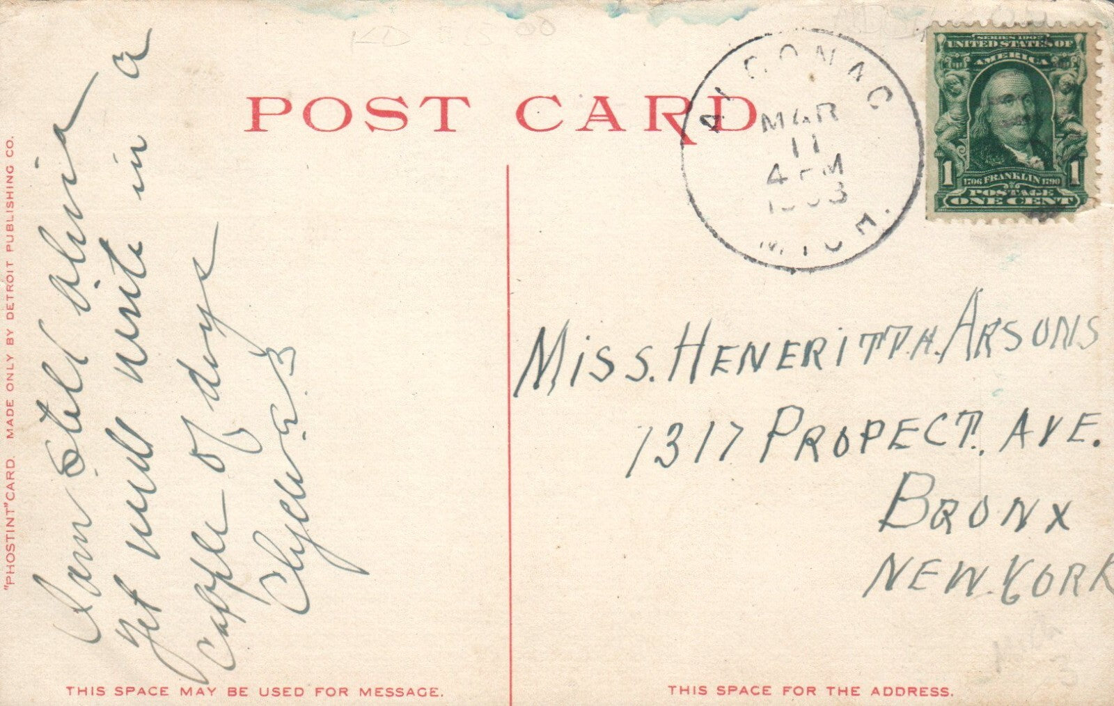 Old Club Ste Claire Flats Mich MI Michigan Postcard 10050