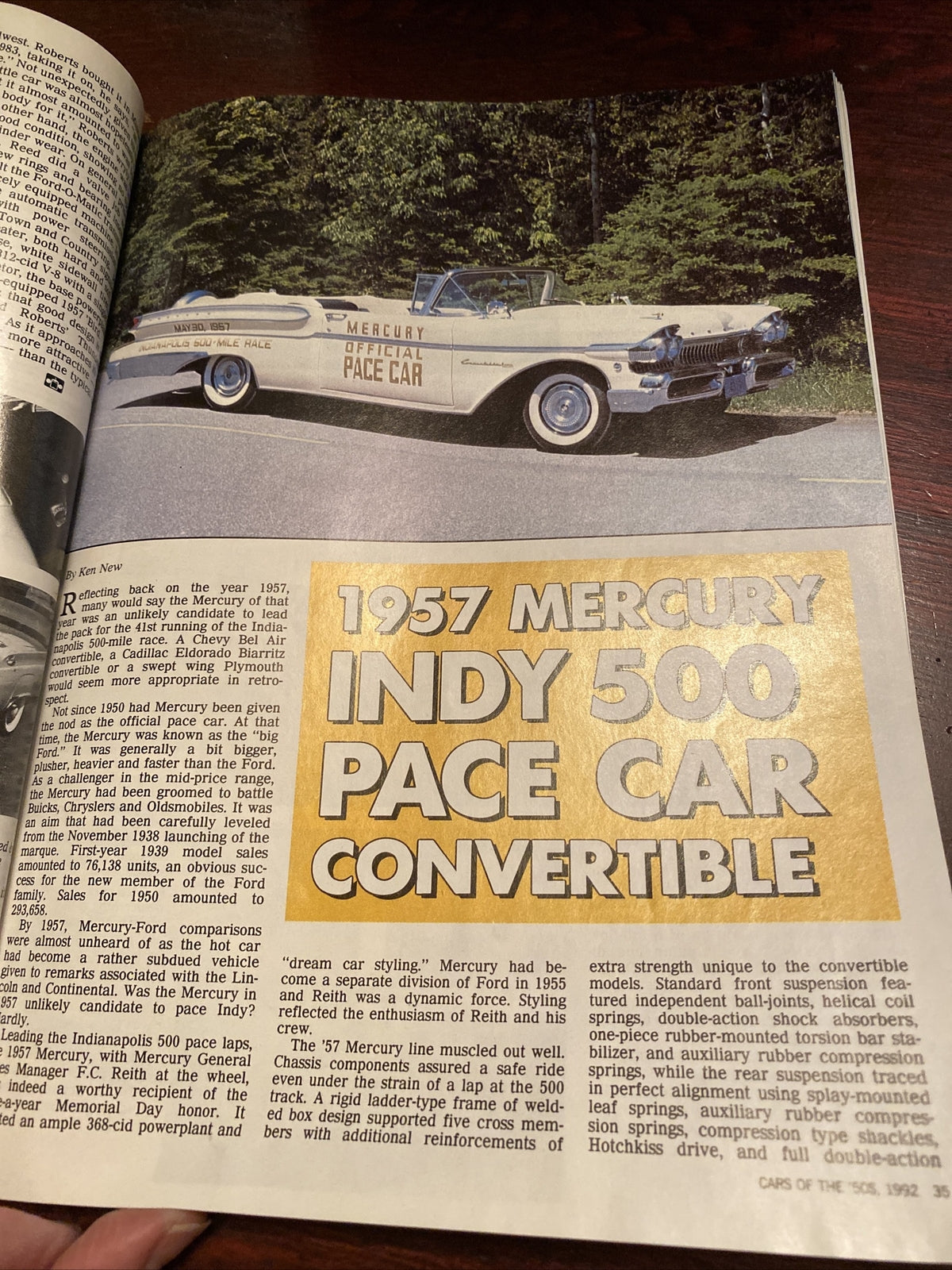 Car & Parts Magazine 1992 Cars Of The 50's Skylark Mercury DeSoto Thunderbird