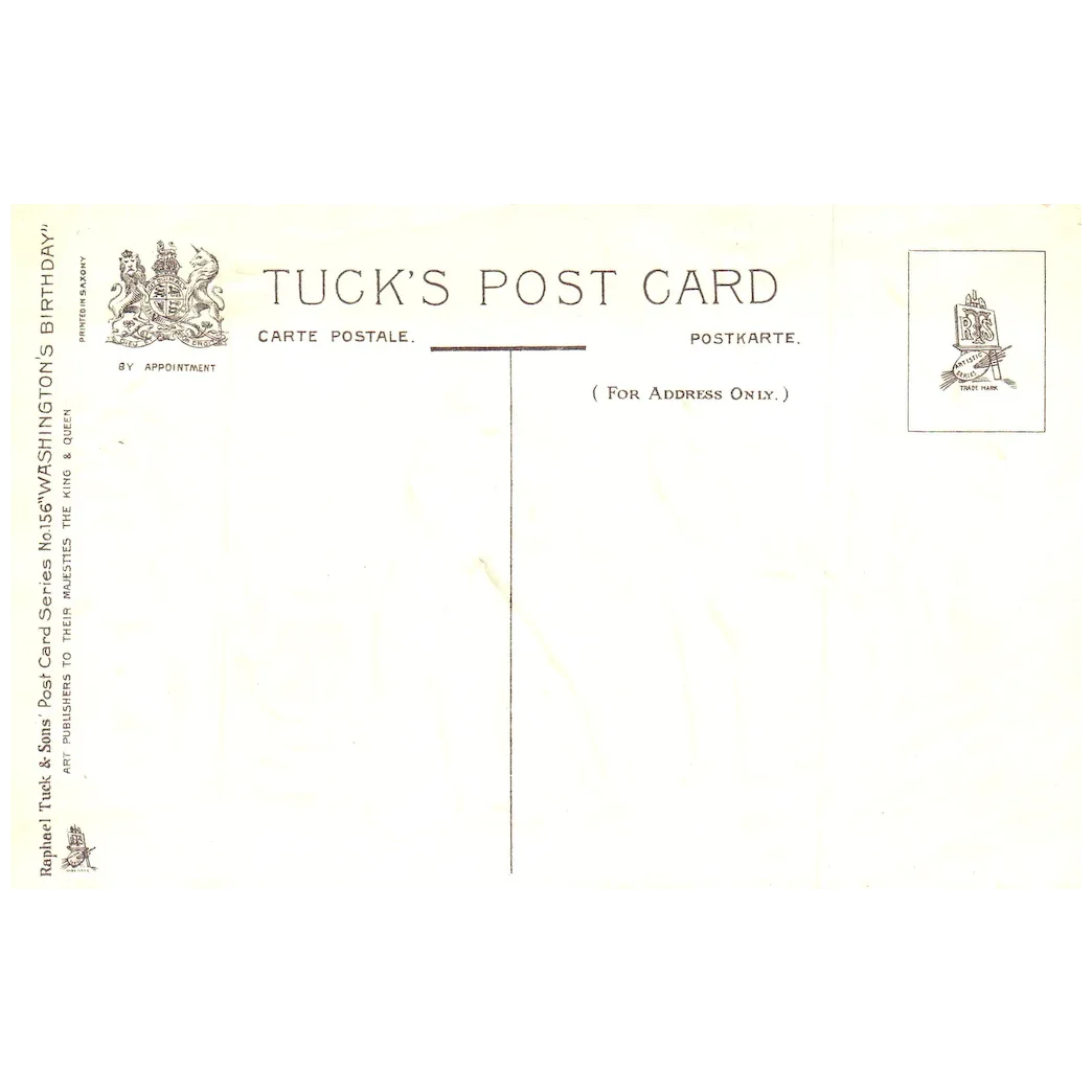 Washington Taking Leave of His Officers Vintage Patriotic Postcard