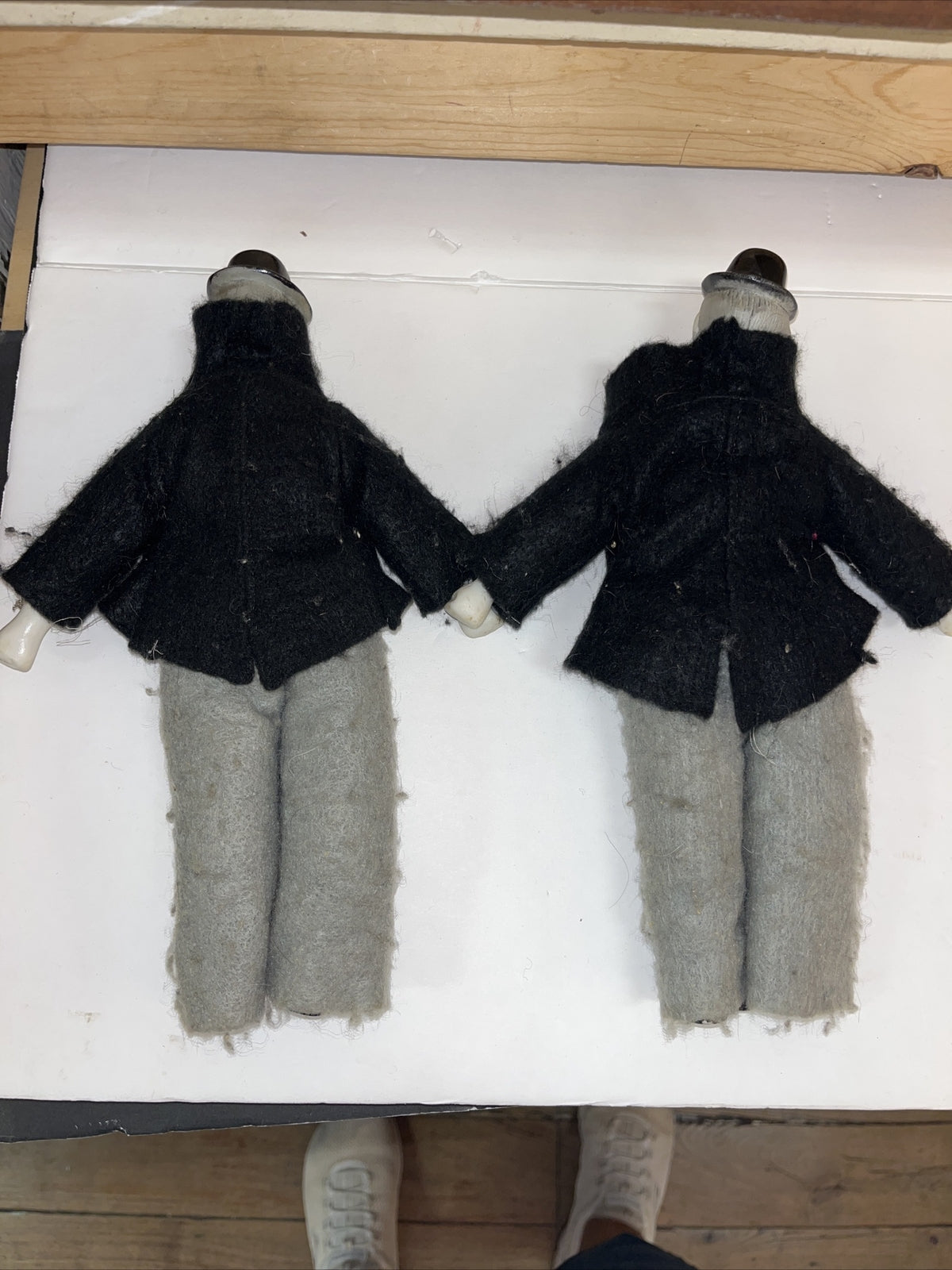 Vintage Price Product Laurel and Hardy Porcelain Dolls 11”