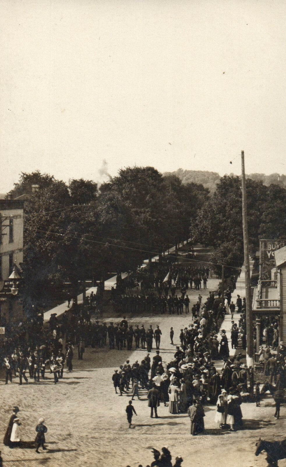 Lot of 5 Real Photo Military Parade Militaria horses vehicles Postcard