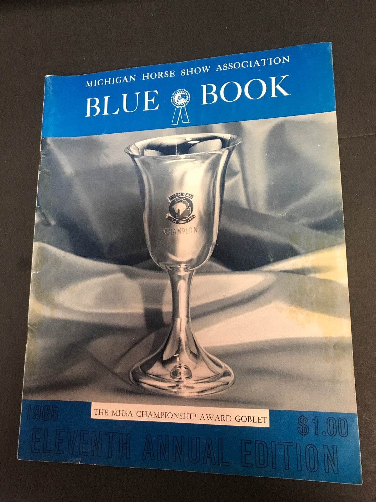 Michigan Horse Show Association Blue Book 1965 Eleventh Annual Edition 