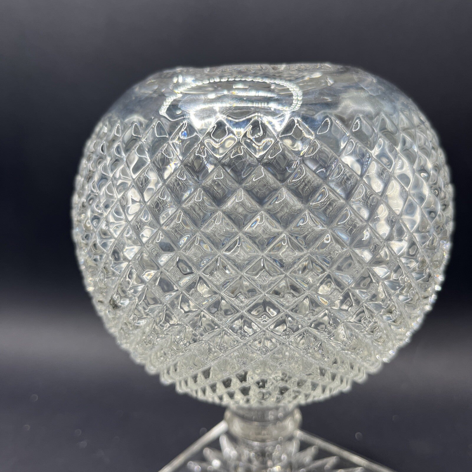 Vintage Blown Glass Ivy Ball