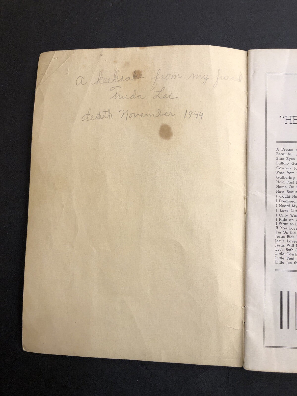 Lot of 3 booklets Asher Sizemore & Little Jimmie's, Cowboy Songs, Lucky Old Sun