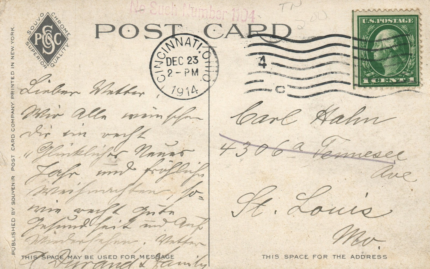 Government Square Cincinnati Street View OH Ohio Postcard