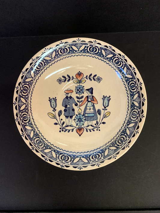 VTG Royal Staffordshire Avondale Ironstone J & G Meakin Blue Saucers