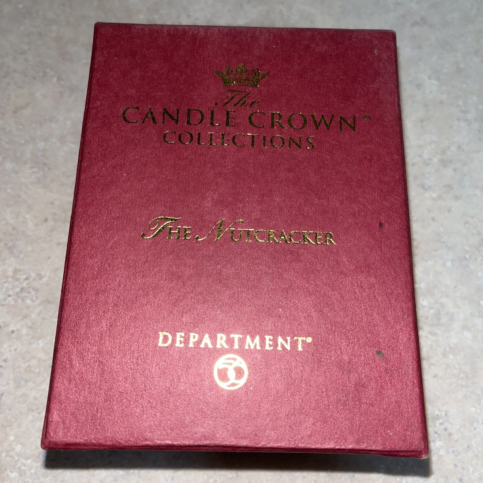 Department 56  Candle Crown Collections  " The Nutcracker Prince  "     In Box