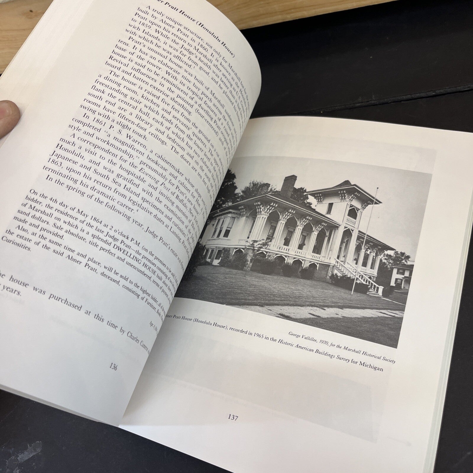 Nineteenth Century Homes of Marshall Michigan by Mabel Skjelver - 1971, Signed