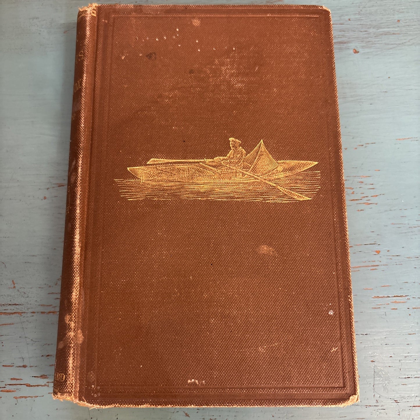 RARE Four Months In A Sneak Box By NH Bishop 1879 First Edition Illustrated