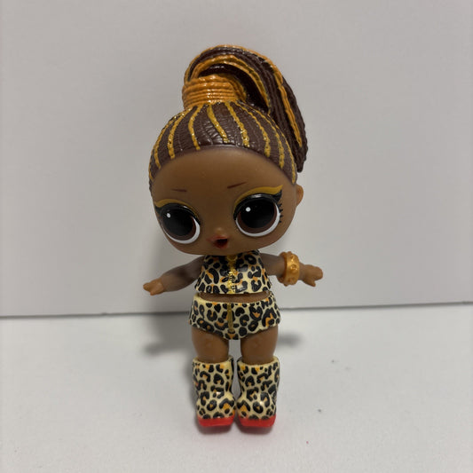 LOL Surprise Doll - Fierce Under Wraps from Eye Spy Series Cheetah Print Outfit