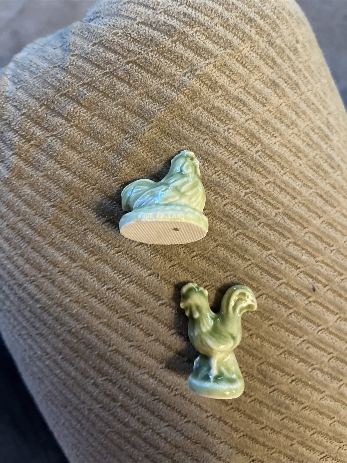 Vintage Red Rose Tea Wade Whimsies Noah’s Ark Rooster & Hen Set Of 2