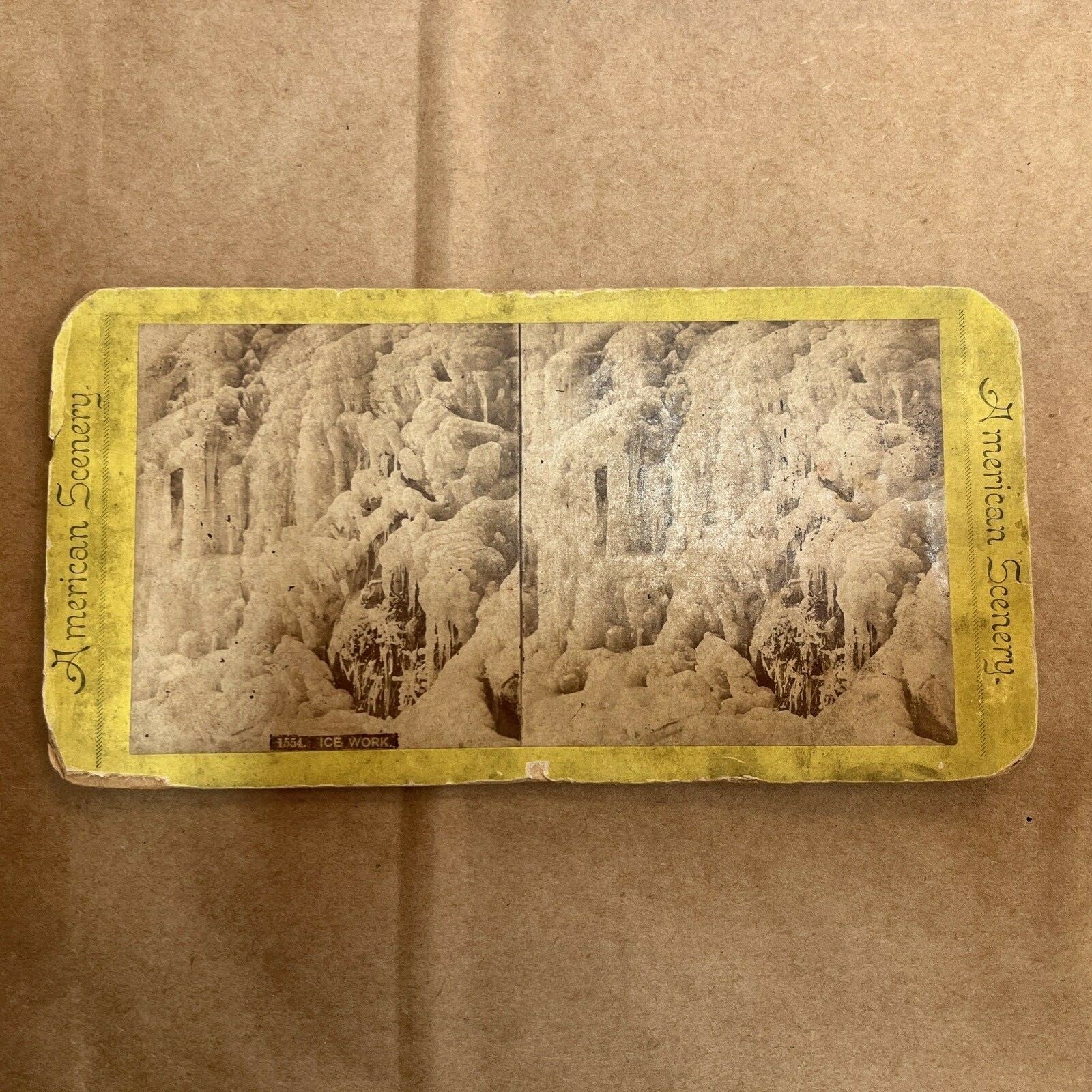 AMERICAN SCENERY POLYCHROME STEREOVIEW Color Card