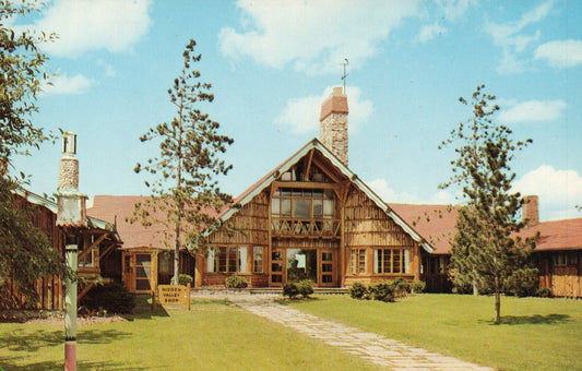 Hidden Valley Shop Gaylord MI Michigan Mich Postcard