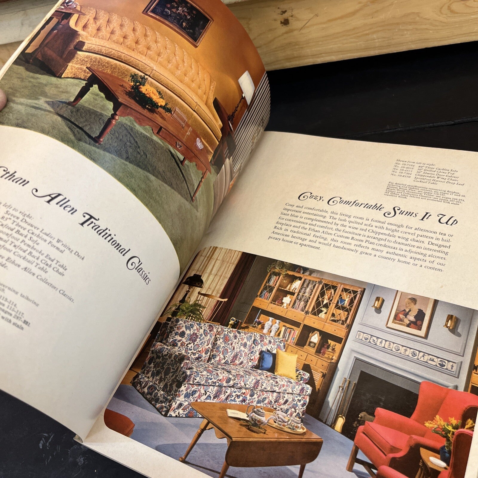 Ethan Allen Treasury of American Traditional Interiors 68th ed. 1959 book.