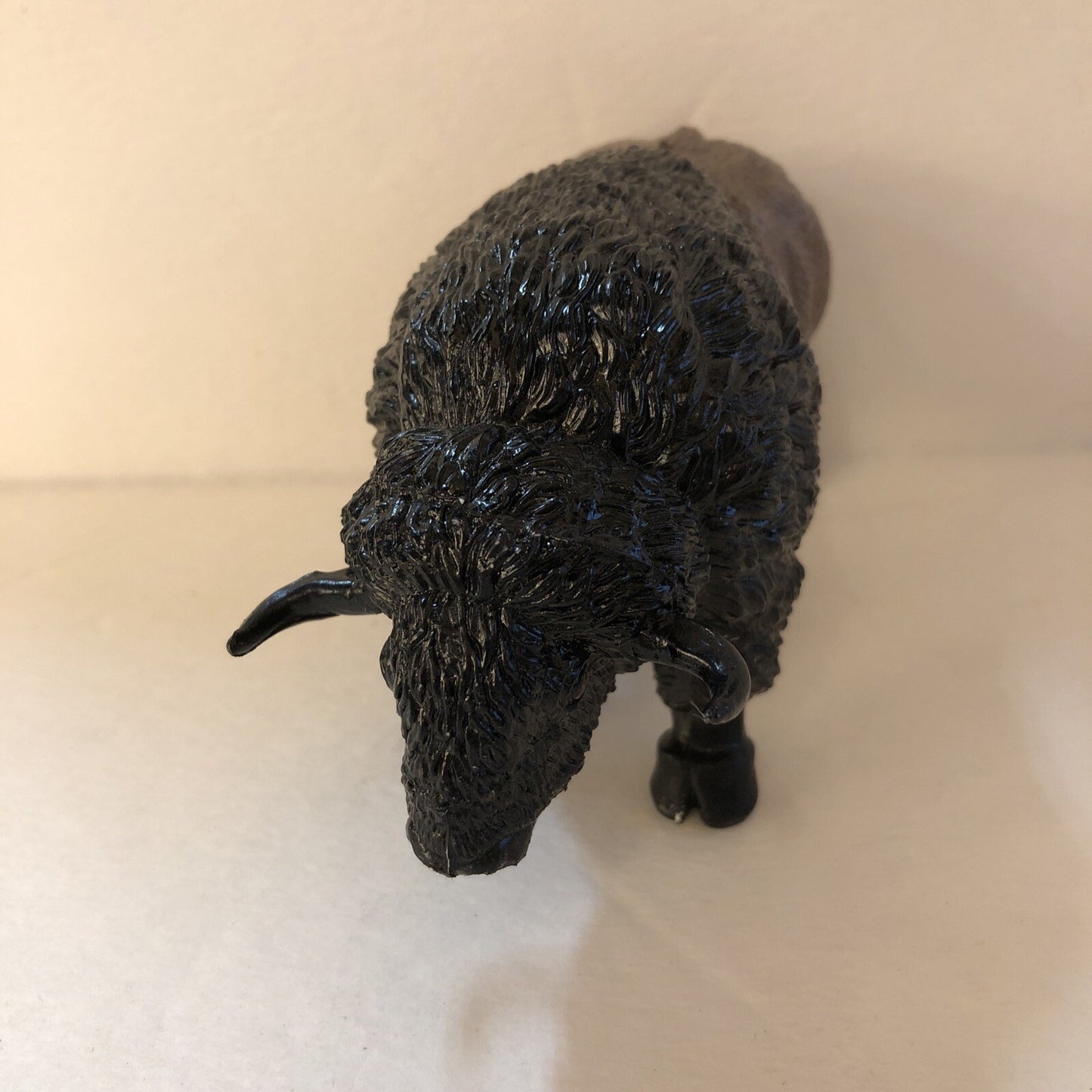 American Bison Buffalo Toy Hard Plastic Western Americana c1998