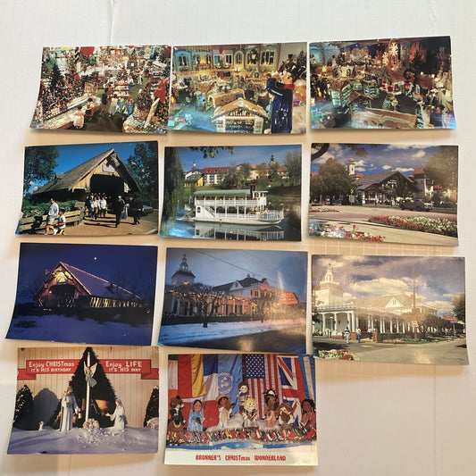 11 Frankenmuth Bronner's Bavarian Inn Christmas Float Mich Michigan MI Postcard