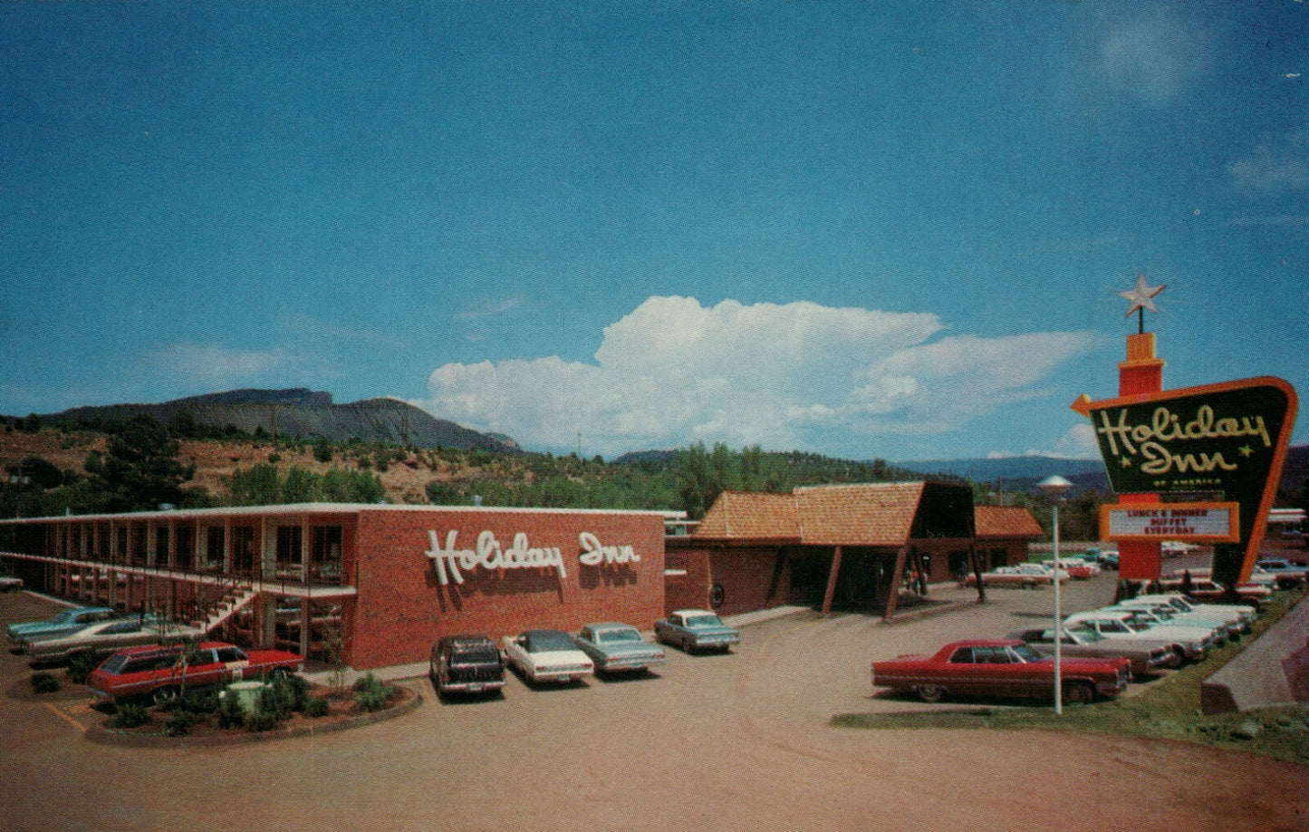 Holiday Inn Motel Durango Colorado CO  Postcard