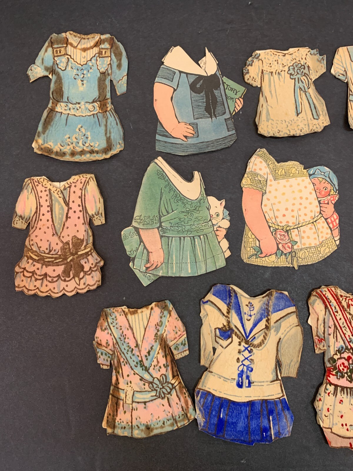 Lot of 15 Paper Doll Clothing Accessories