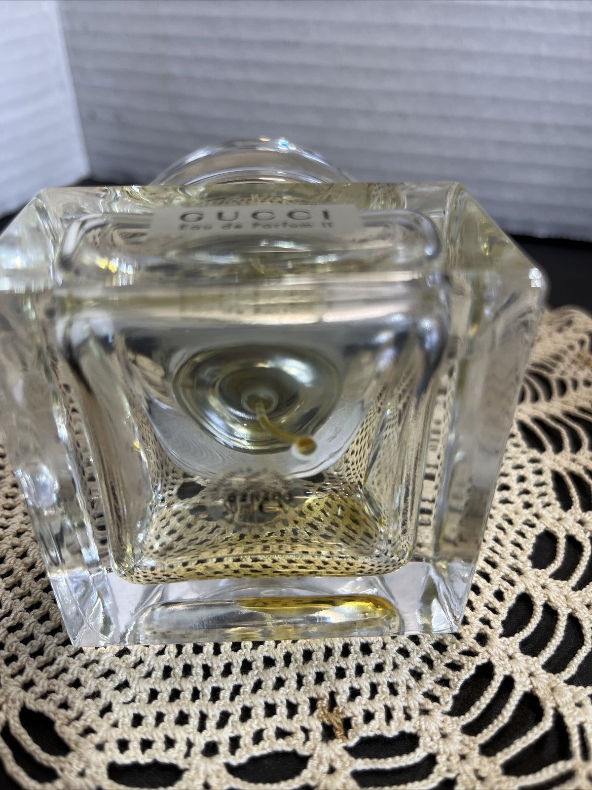 GUCCI Eau de Parfum II Glass Square Bottle Only