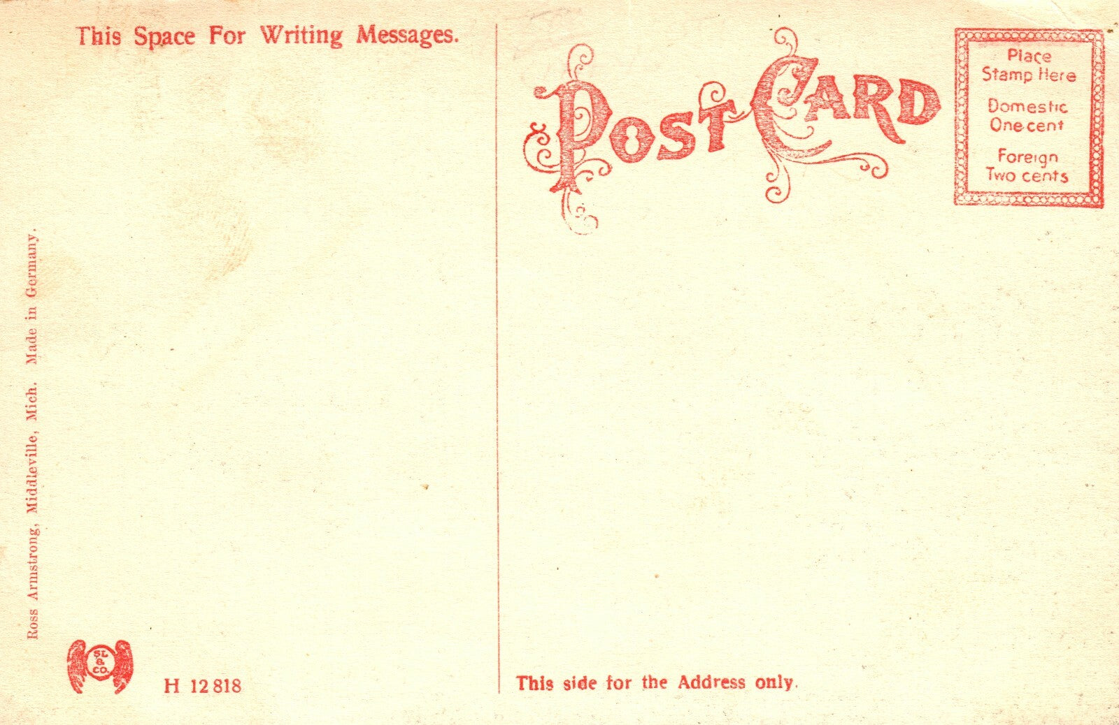 Printed Photo Thornapple Knitting Works Middleville Michigan MI Postcard