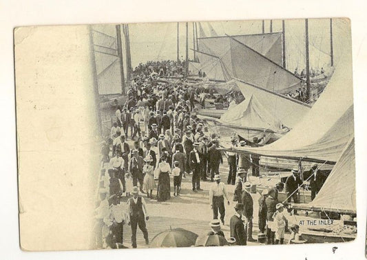 1915 At the Inlet Atlantic City NJ New Jersey  Postcard