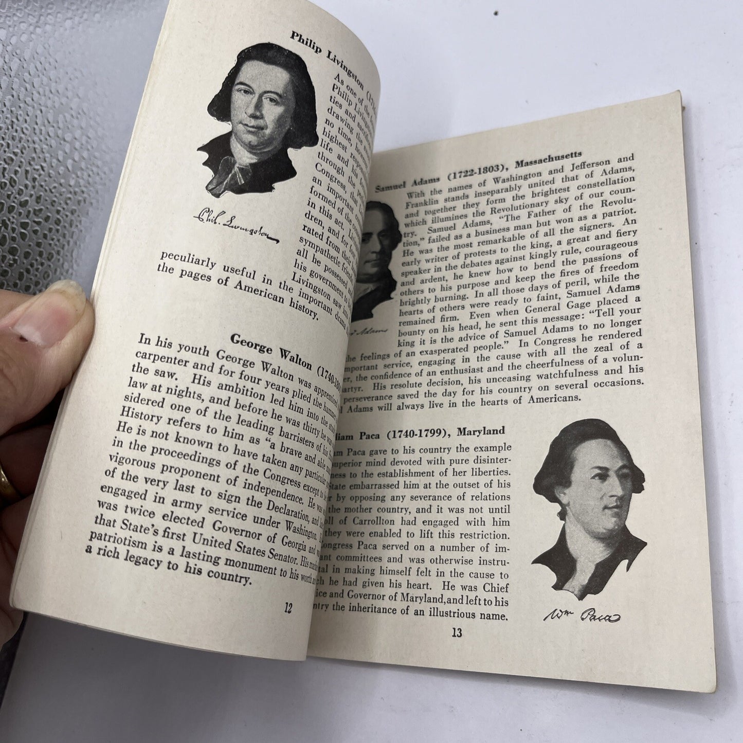 The Signers Of The Declaration Of Independence Book Prudential Insurance P6D