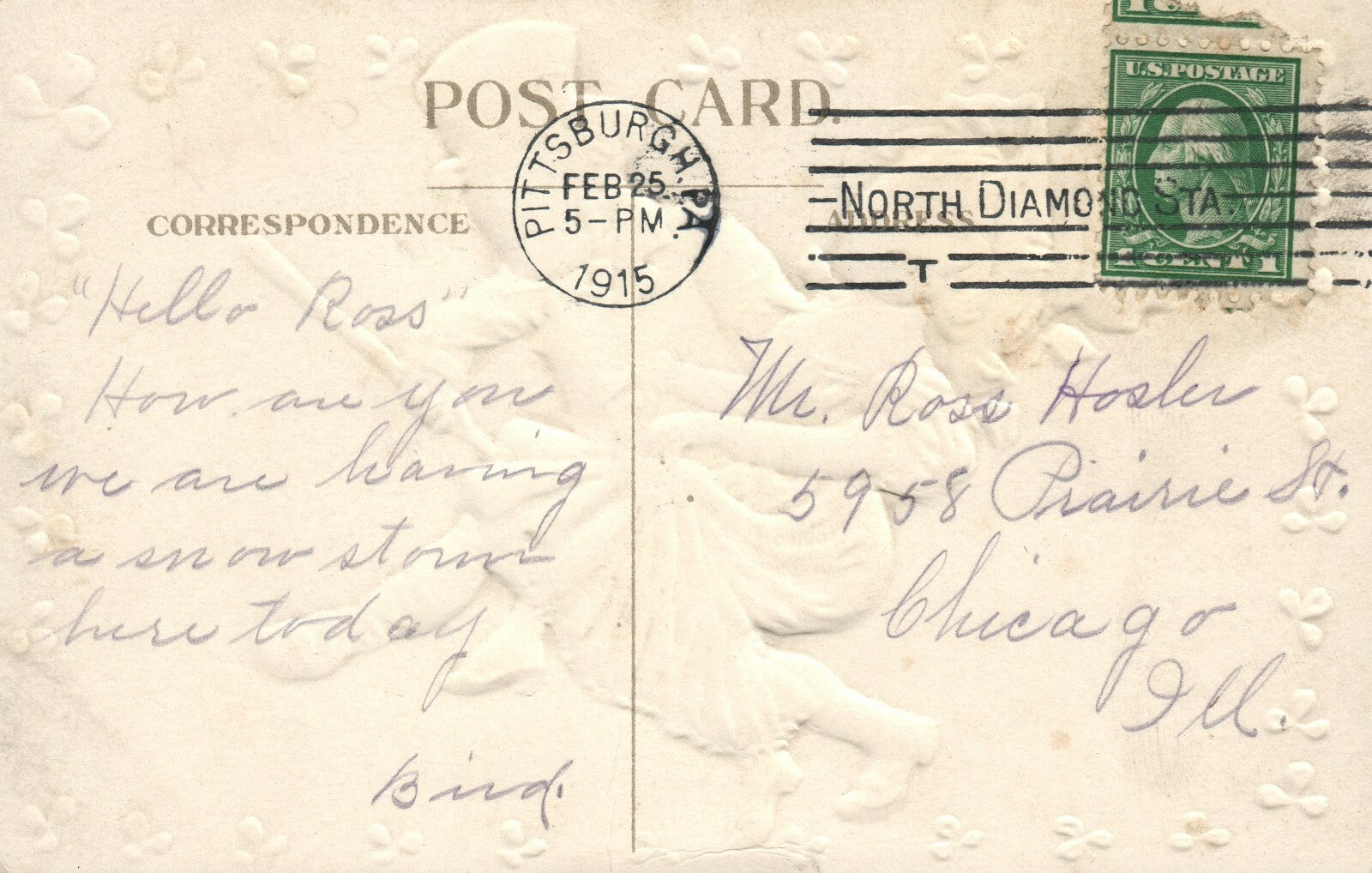 Nash Cheerful Memories St Patrick's Day Irish Couple Dancing Postcard ST.P14