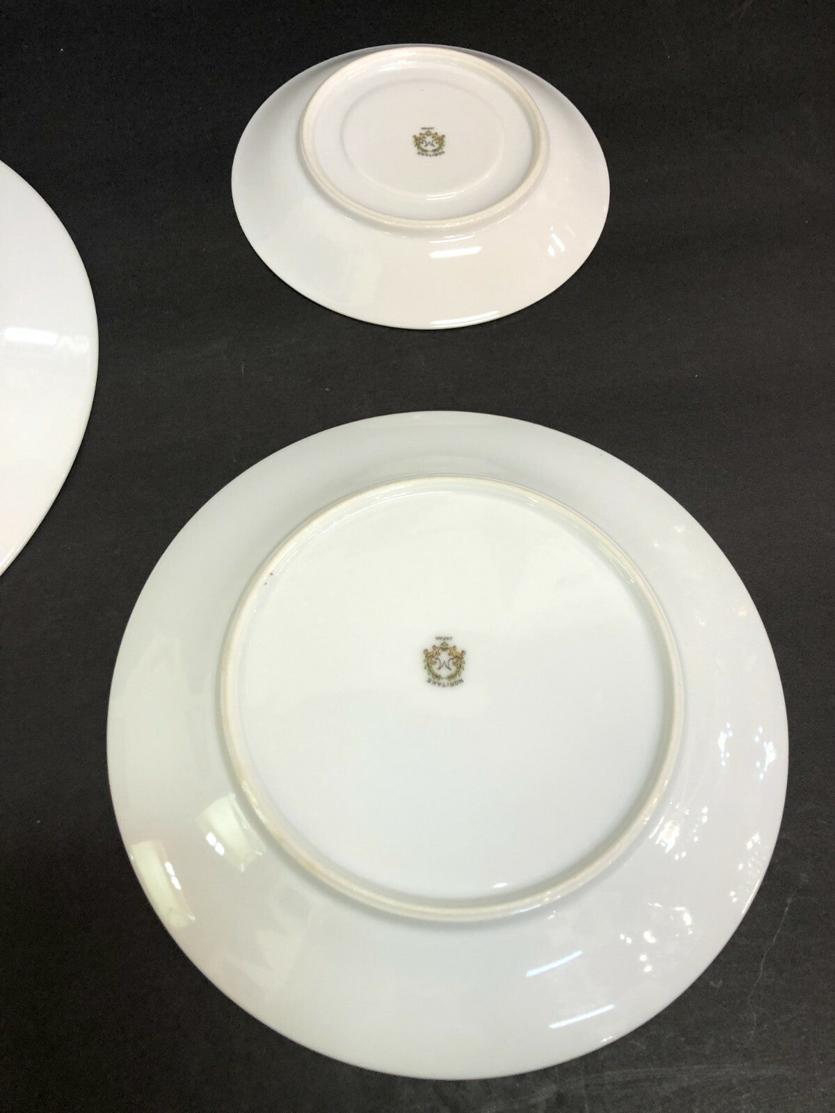 NORITAKE china Red & Tan pattern One Serving set of 5