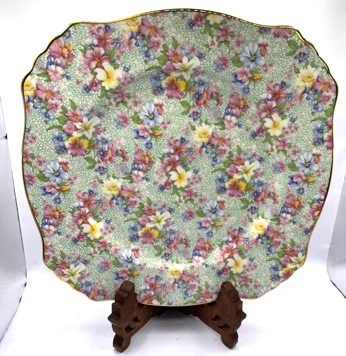 Vintage Royal Winton Marion Chintz Plate 11.75", England