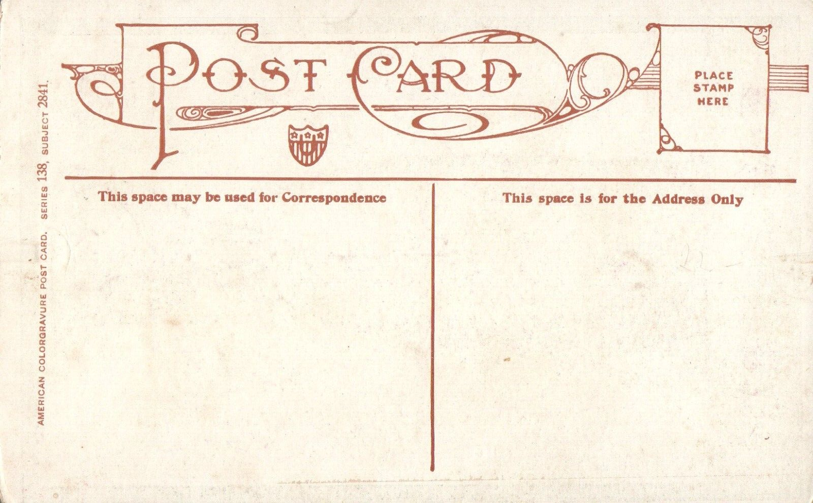 Man & Woman in Dress Kissing "His Favorite Tie" Romantic Postcard