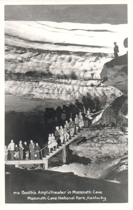 Booth's Amphitheatre Mammoth Cave National Park KY Kentucky  Postcard