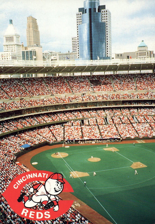 Cincinnati reds cinergy field Baseball Stadium Ohio OH  postcard Sports Postcard