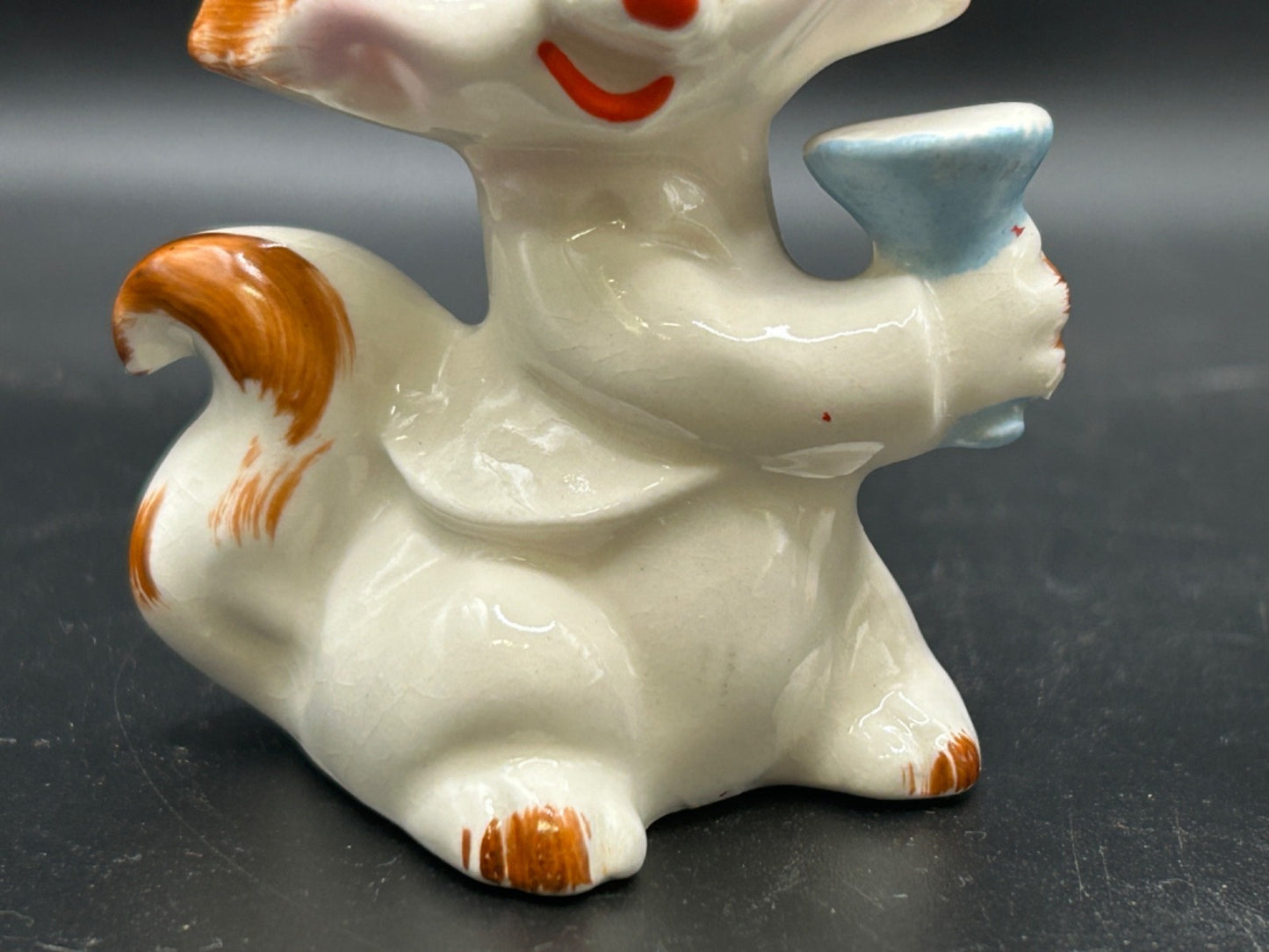 Enesco 1950s Anthropomorphic Foxes Drinking Martinis Salt & Pepper Shaker Set