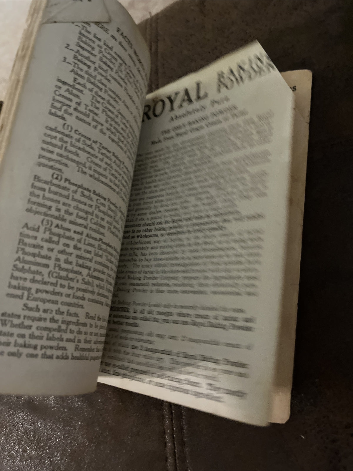 Vintage 1911 Royal Baking Powder Co “Royal Baker And Pastry Cook”