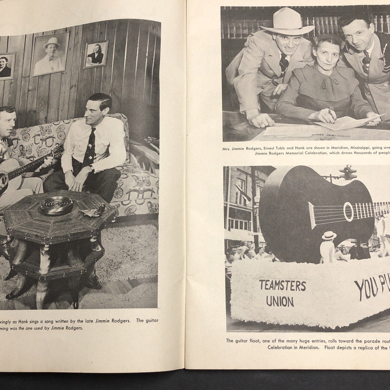 1956 "HANK SNOW FOLIO NO. 4" SHEET MUSIC SONG BOOK - COUNTRY WESTERN