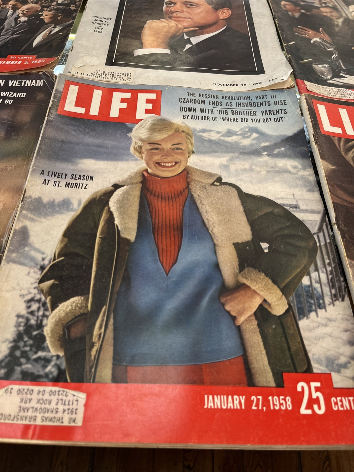 Vintage Life Magazine November 29 JFK Assassination & 5 More. See Pictures