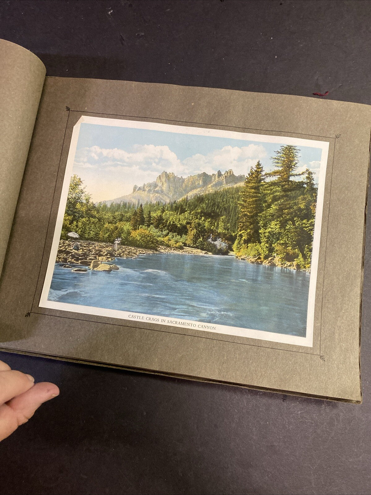 Antique The Shasta Route Along the Southern Pacific Railroad Pictorial Book 1915