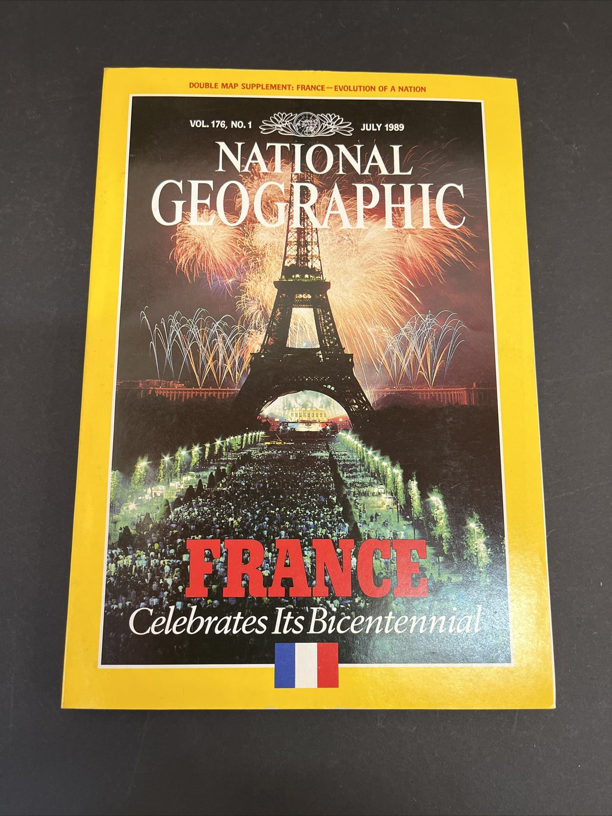 July 1989 National Geographic Magazine "France Celebrates Its Bicentennial" 