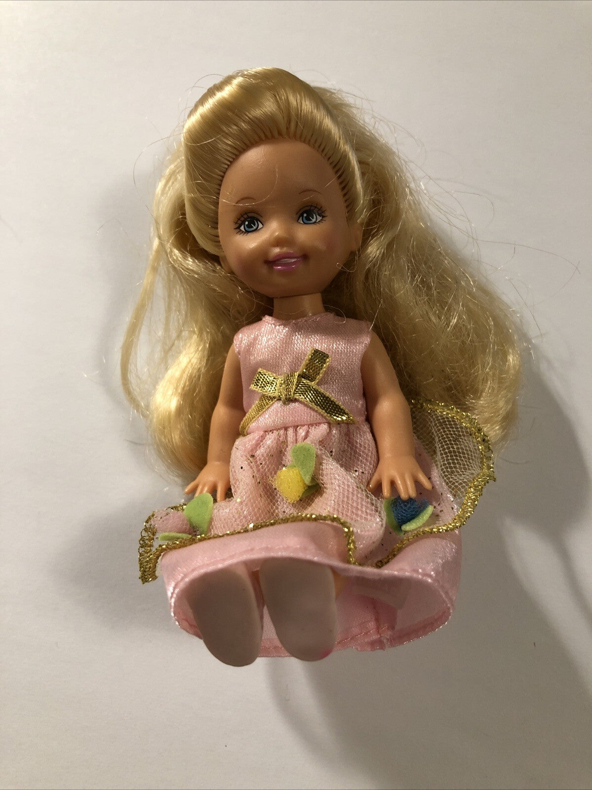 Vintage Lot of Barbie Little Sister Kelly Doll and clothing