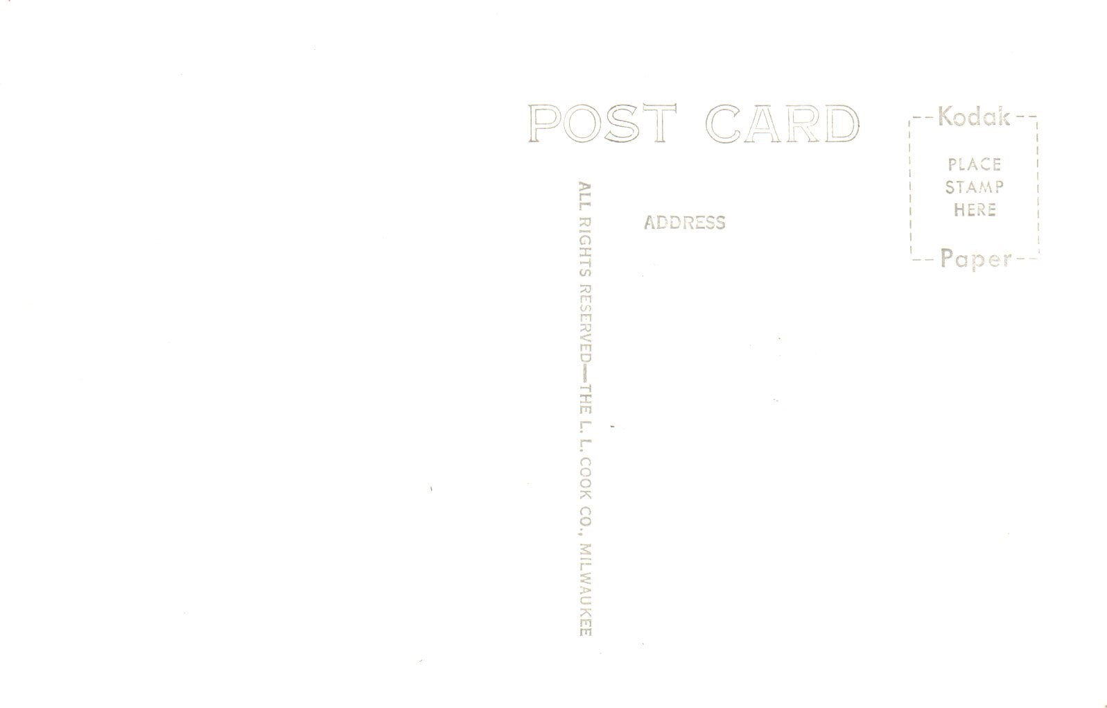 Real Photo of Kalamazoo River in Allegan MI Michigan Mich Postcard