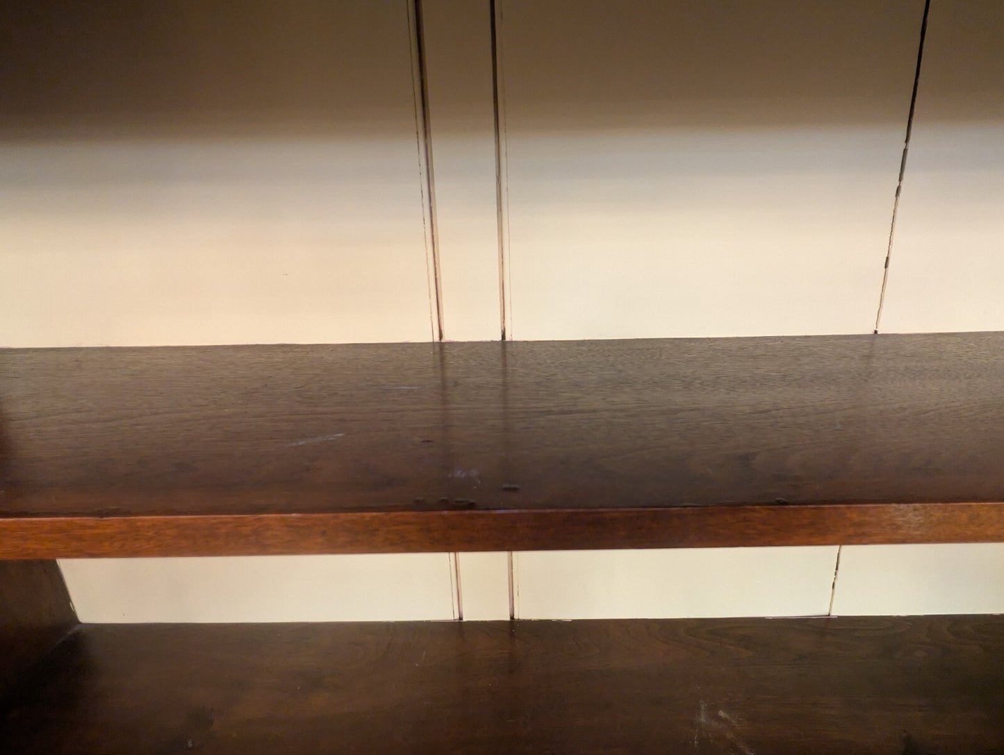 Victorian Antique Rosewood Grained Walnut Secretary Desk & Bookcase