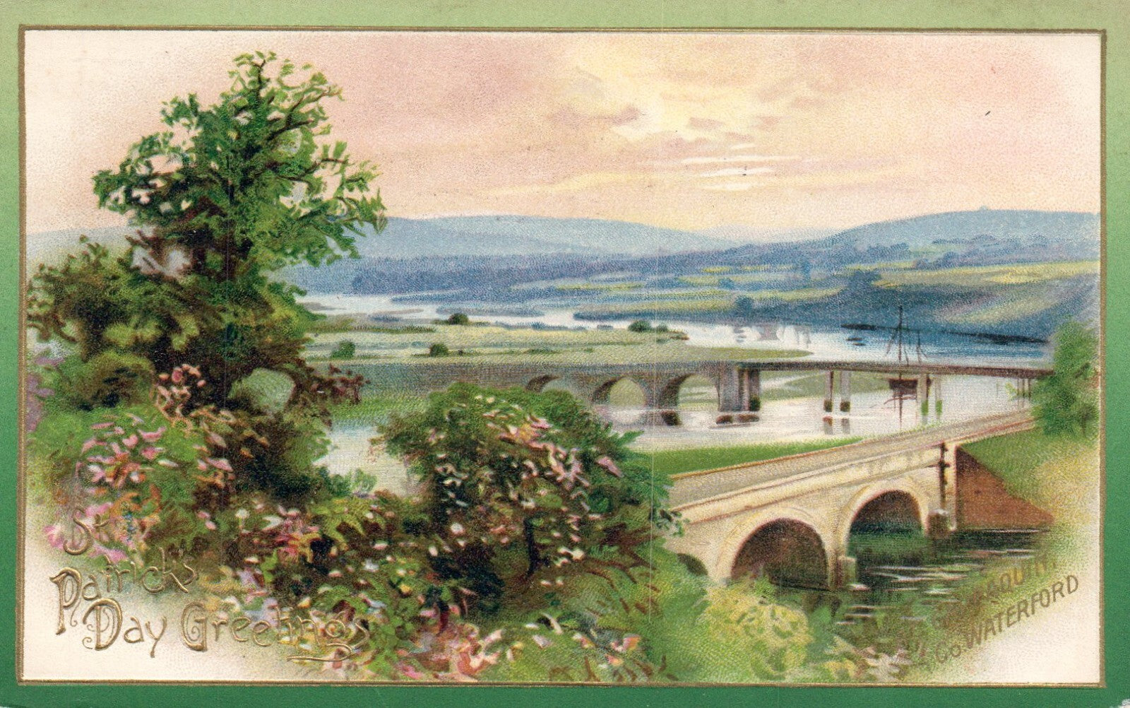 1910 Winsch St Patrick's Day Irish Ireland At Cappaquin Co Waterford