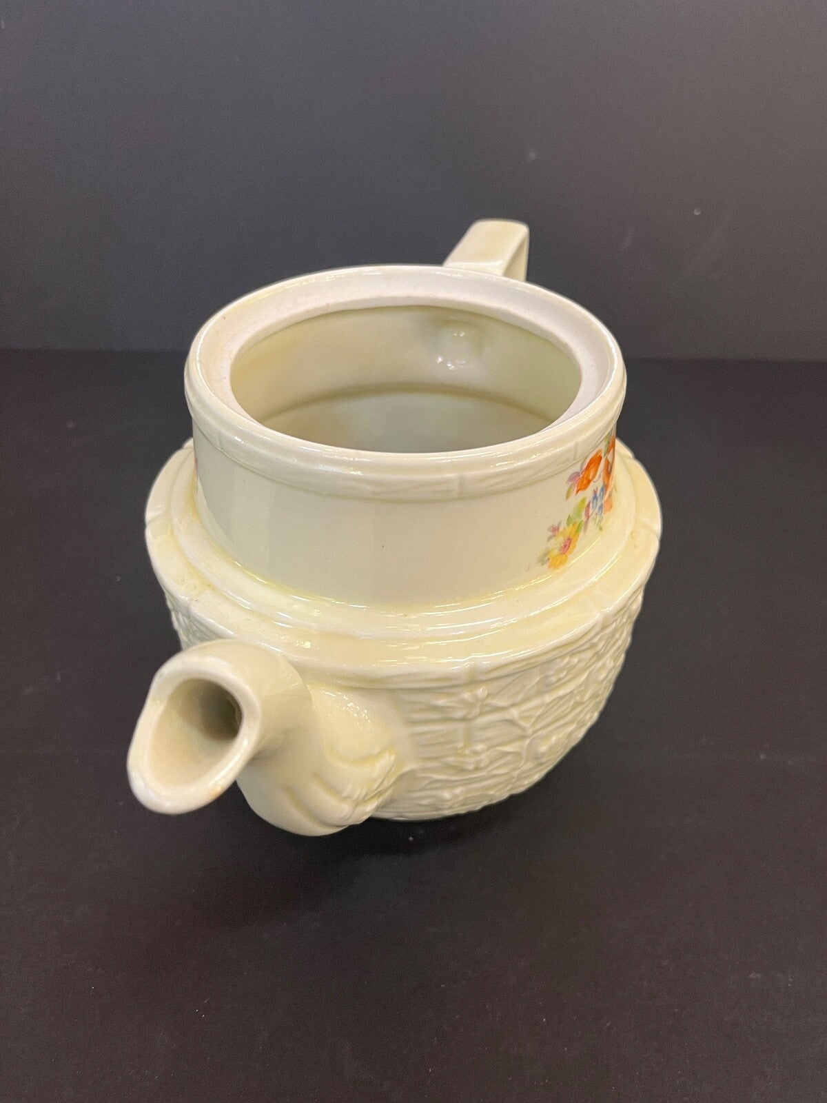 Vintage Enterprise Aluminum Co. Orange Floral Coffee Drip-O-Later