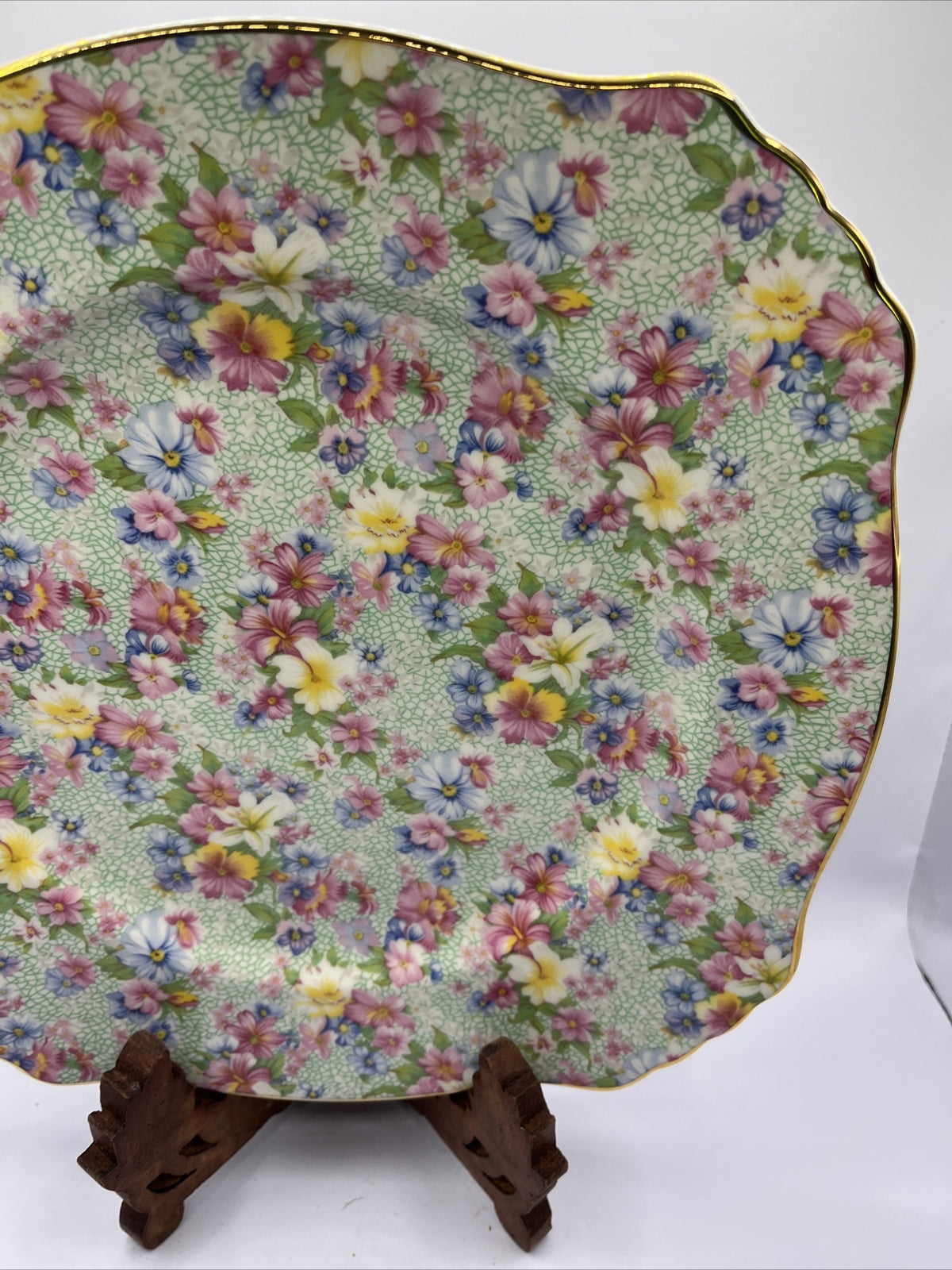 Vintage Royal Winton Marion Chintz Plate 11.75", England