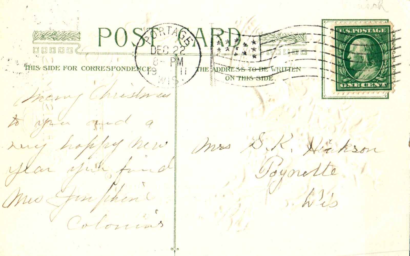 John Winsch Christmas Greetings Family Playing In Snow Vintage Postcard