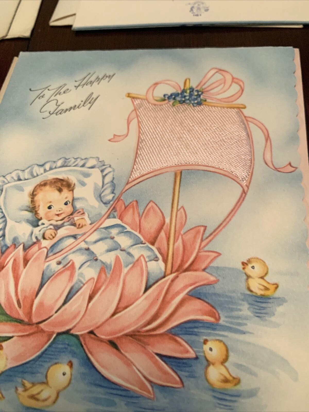 Lot of 19 Vintage Baby Announcement/ Birth Greeting Cards