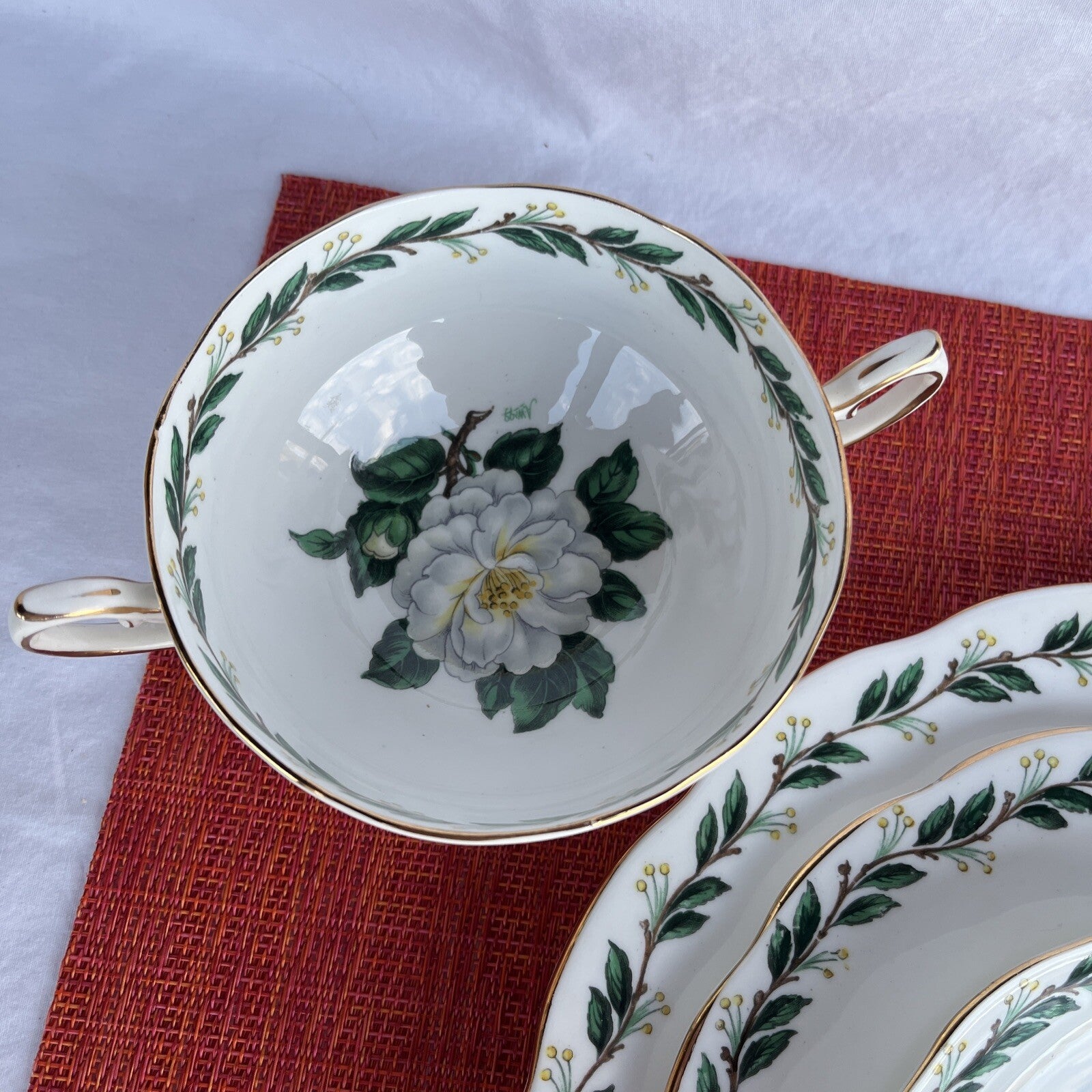 Royal Albert - Lady Clare Bone China, 6 - Pc Serving Set  - England Floral